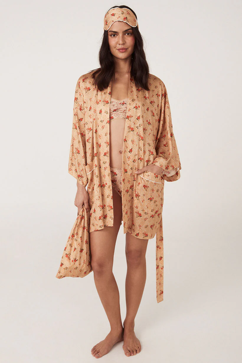 Fleur Robe and Eye Mask Set - Image 3