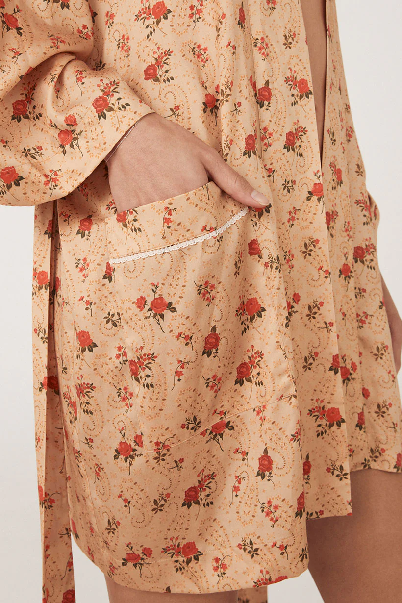 Fleur Robe and Eye Mask Set - Image 6